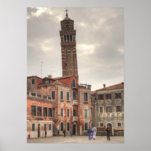 Poster Santo Stefano À Venise Italie
