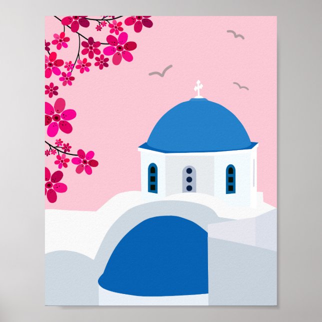 Poster Santorin 02 (Devant)