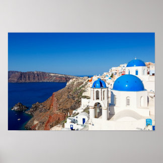 Poster Santorin, Grèce