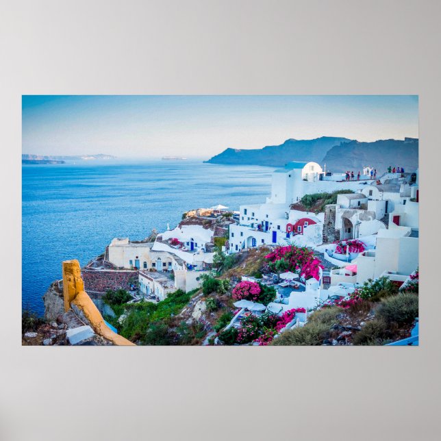 Poster Santorin Grèce (Devant)