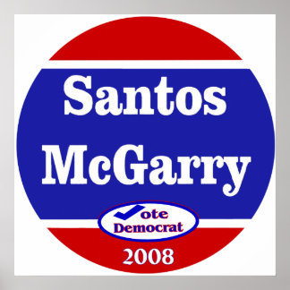 Poster Santos McGarry en 2008