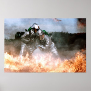 Poster Sapeurs-pompiers militaires