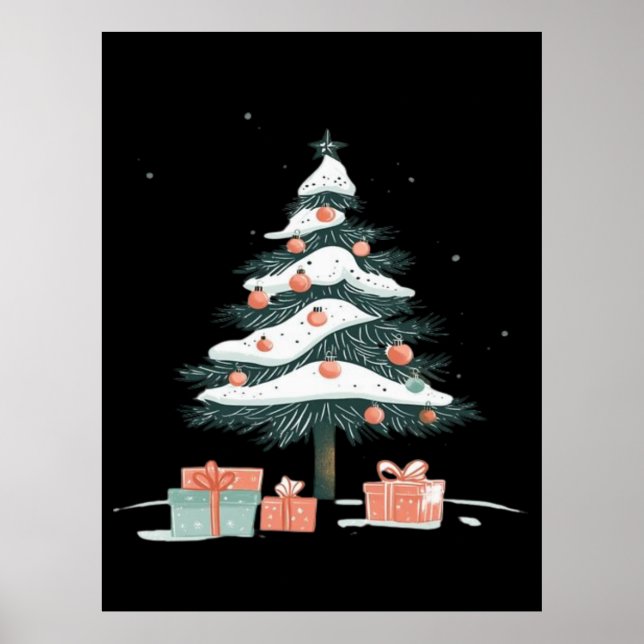 Poster sapin de Noël  (Devant)