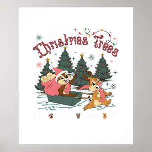 Poster sapin de noël de tic et tac