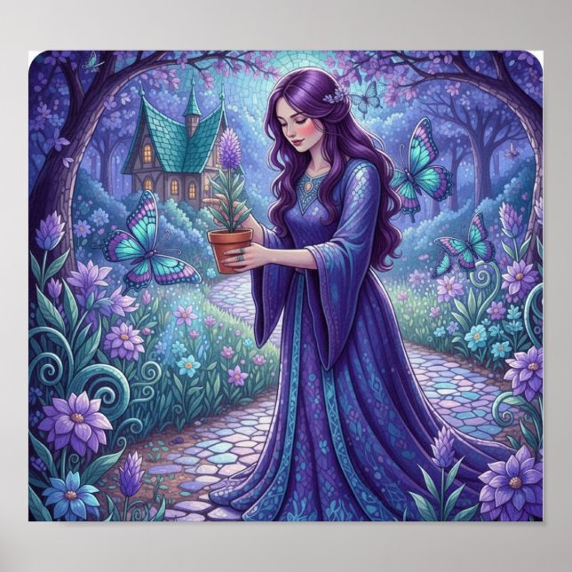 Poster SapphireButterFly2 (Devant)