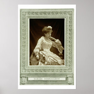 Poster Sarah Bernhardt (1844-1923), de 'Galerie Contemp