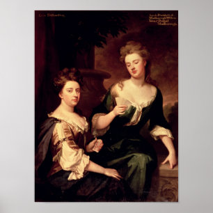 Poster Sarah, duchesse de Marlborough jouant