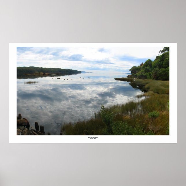Poster Sarah Island Sky, Tasmanie (Devant)