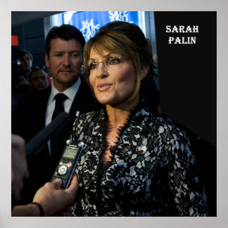 Poster Sarah Palin Avec Son Mari Todd