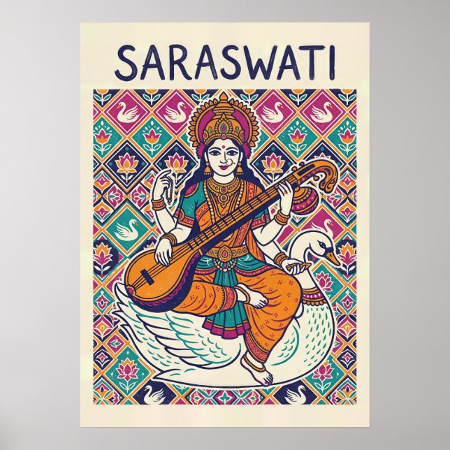 Poster Saraswati V08 (Devant)