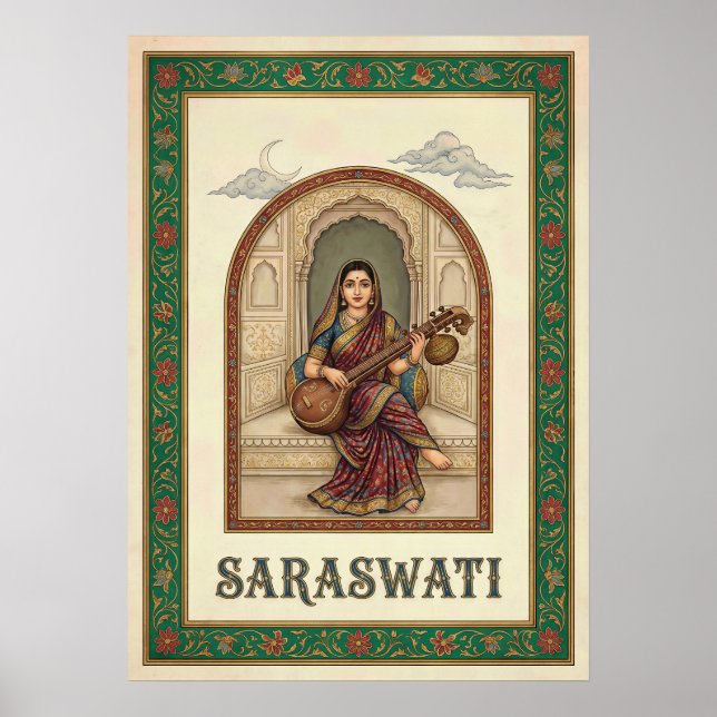 Poster Saraswati V11 (Devant)