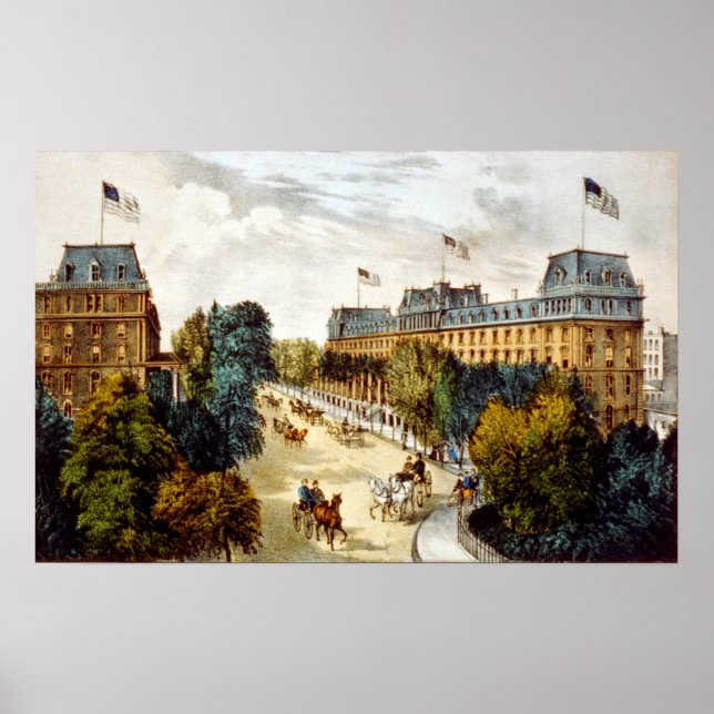 Poster Saratoga Springs - 1907 (Devant)