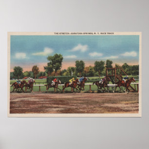 Poster Saratoga Springs, NY - Hippodrome