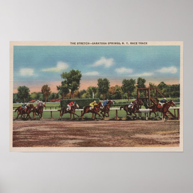 Poster Saratoga Springs, NY - Hippodrome (Devant)