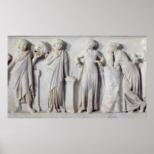 Poster Sarcophage des Muses