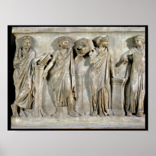 Poster Sarcophage des Muses 2