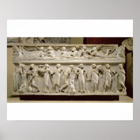 Sarcophage des Muses, romain (marbre)