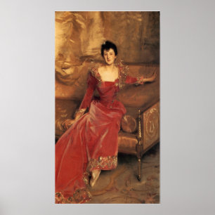 Poster Sargent - Mme Hugh Hammersley 1893