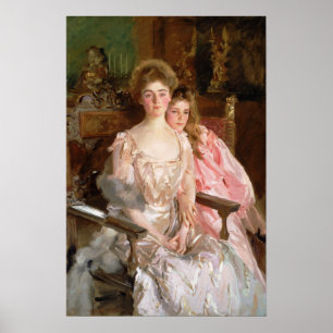 Poster Sargent - Mme Warren (Gretchen Osgood) et fille