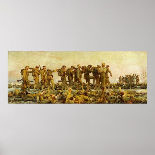 Poster Sargent - Soldats gazés (Devant)