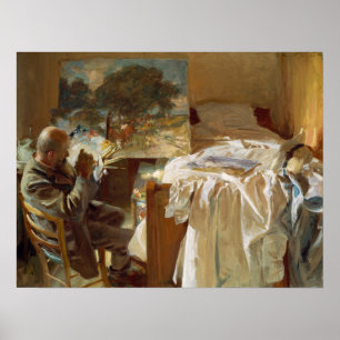 Poster Sargent - Un artiste dans son atelier