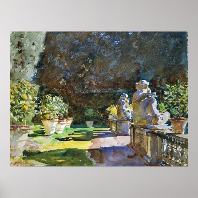 Poster Sargent - Villa Di Marlia Lucca (Devant)