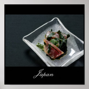 Poster Sashimi au Japon
