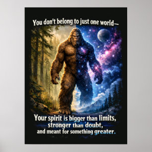 Poster Sasquatch Bigfoot