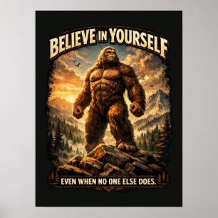 Poster Sasquatch Bigfoot