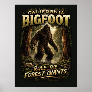 Poster Sasquatch Bigfoot