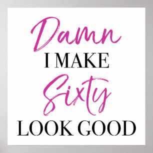 Poster Sassy 60e anniversaire