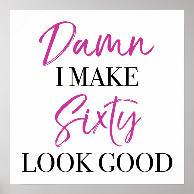 Poster Sassy 60e anniversaire (Devant)