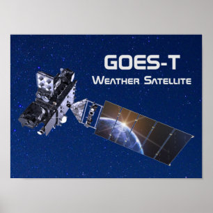 Poster Satellite météorologique GOES-T