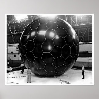Poster Satellite USAF Orbiting Vehicle OV1-8