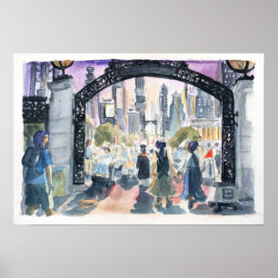 Poster Sather Gate, un peu de temps dans le futur