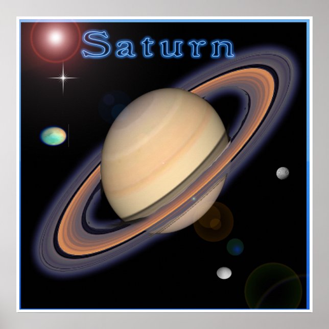 Poster Saturn (Devant)