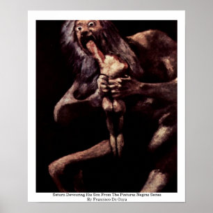 Poster Saturn dévorant son fils du Pinturas Negras