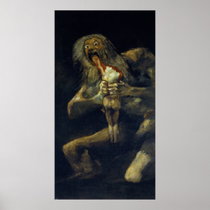 Poster Saturn dévorant son fils par Francisco de Goya