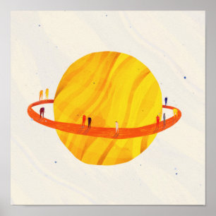 Poster Saturne