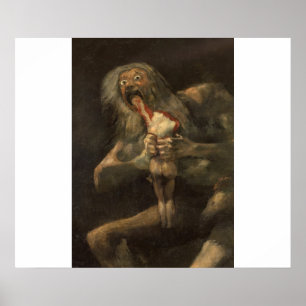 Poster Saturne dévorant son fils francisco de goya