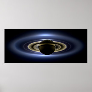 Poster Saturne éclipse le Soleil vu de l'orbiteur Cassini