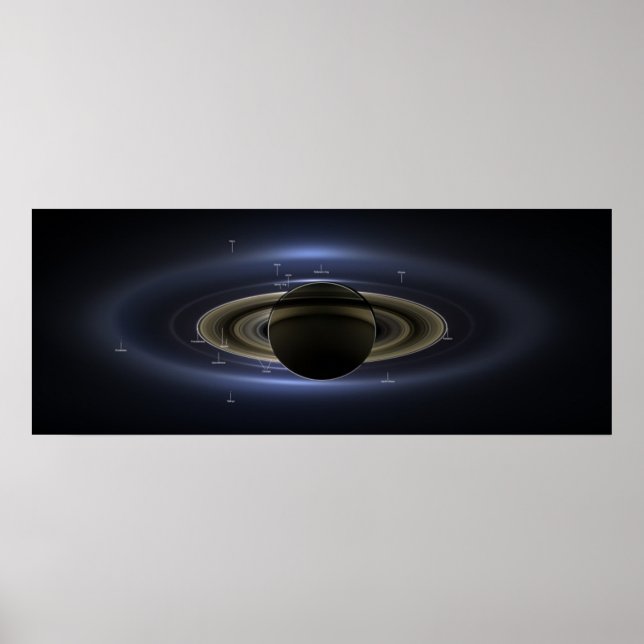 Poster Saturne et le jour où la Terre a souri (Devant)