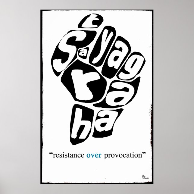 POSTER SATYAGRAHA (Devant)