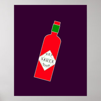 Poster Sauce au poivre chaud