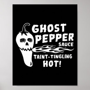 Poster Sauce de poivre fantôme teintant teinté chaud