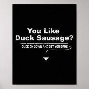 Poster Saucisse De Canard Puis-Je Suggérer La Saucisse Dr