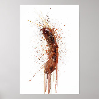 Poster Saucisson en chapelet