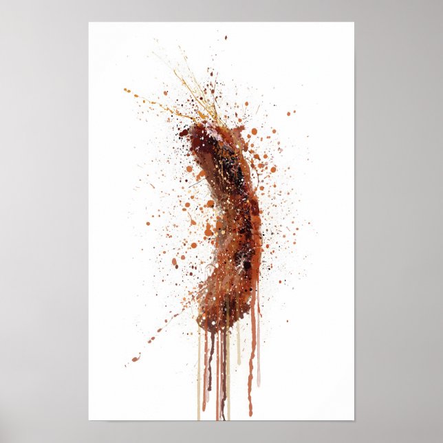 Poster Saucisson en chapelet (Devant)