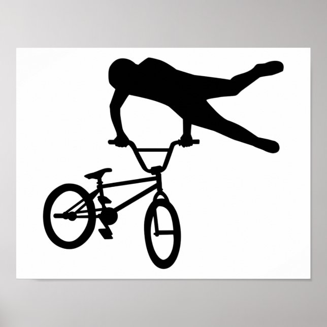 Poster Saut BMX (Devant)