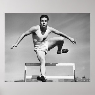 Poster Saut d'homme